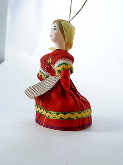 Кукла-подвеска Удмуртка в косынке