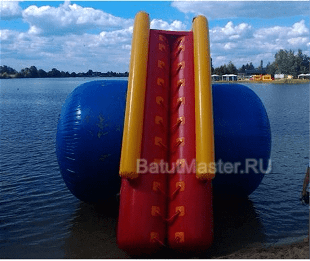 Надувная водная герметичная горка «Эльбрус» 12x5x5 м