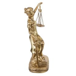 GAEM Часы настольные декоративные "Фемида" (1xAAA н/п), L9 W8 H24 см