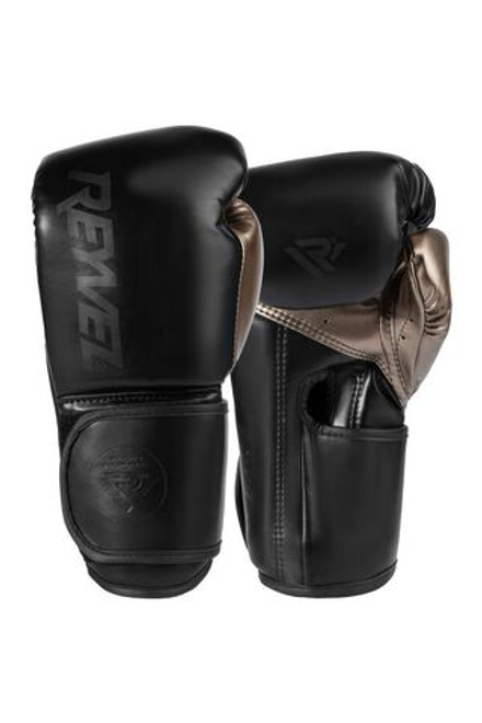Боксерские перчатки Reyvel ProTraining MF, Черный