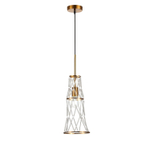 SL1016.203.01 Светильник подвесной ST-Luce Золотистый/Золотистый, Прозрачный E27 1*60W NARRIO