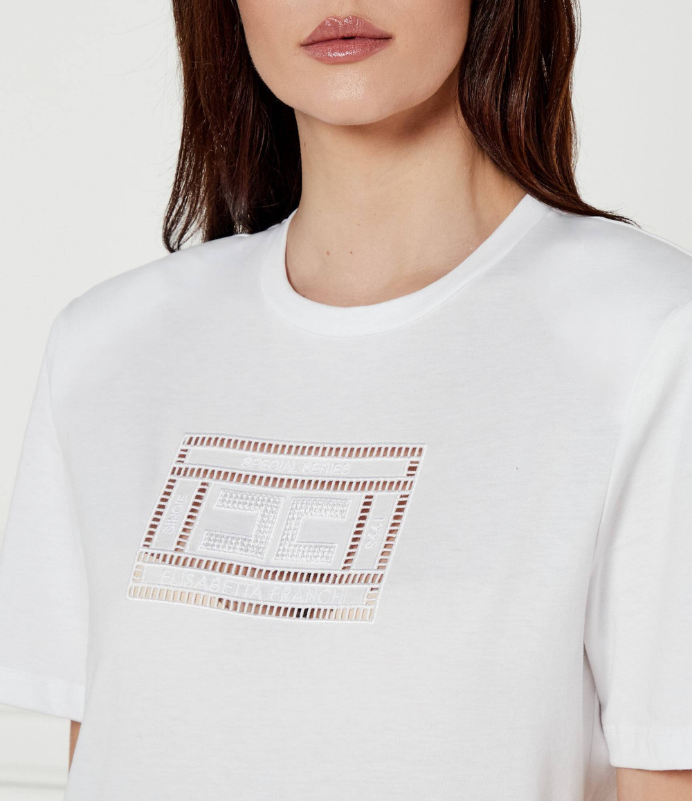Футболка Elisabetta Franchi - белый(MA01651E2)