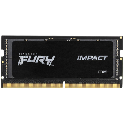 Kingston DRAM 16GB 6400MT/s DDR5 CL38 SODIMM FURY Impact XMP