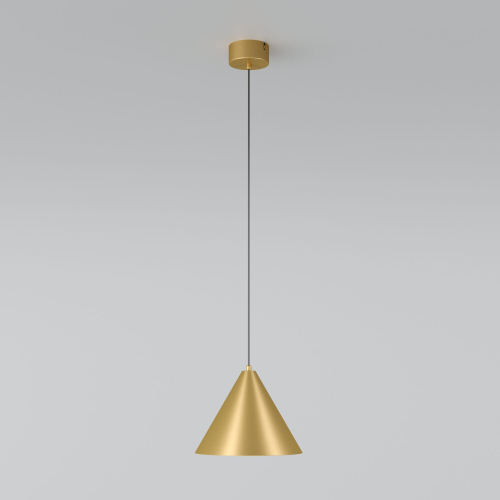 Светильник подвесной светодиодный Conus 16W 3000K золотой 50316 LED