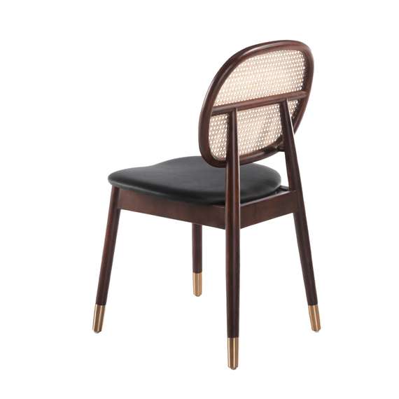 Стул Angel Cerda 4093 со спинкой из ротанга