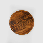 Деревянная менажница поднос круглая из кедра