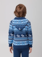 Кофта вязаная на молнии с капюшоном