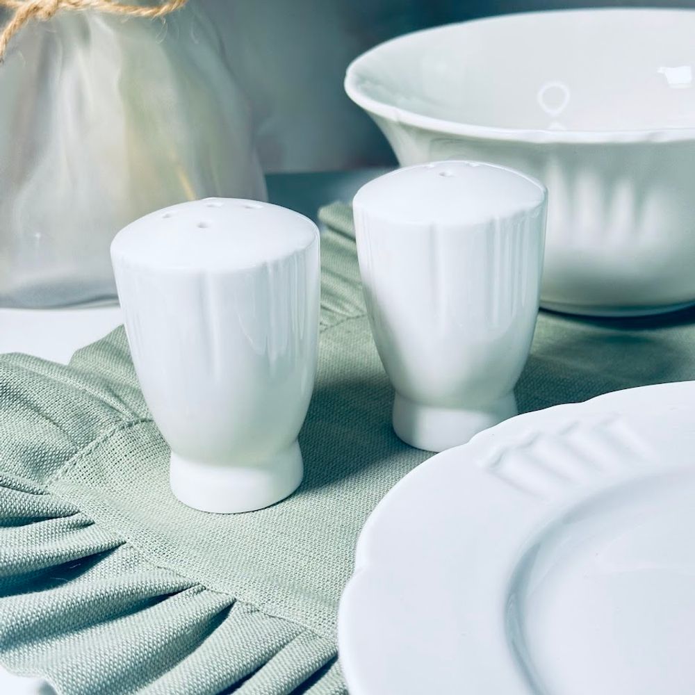 Lenardi 118-155 Набор солонок RESTO в под.уп.(х96)Фарфор