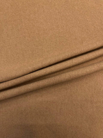 Трикотаж шерсть с п/а и эластаном double face кэмел