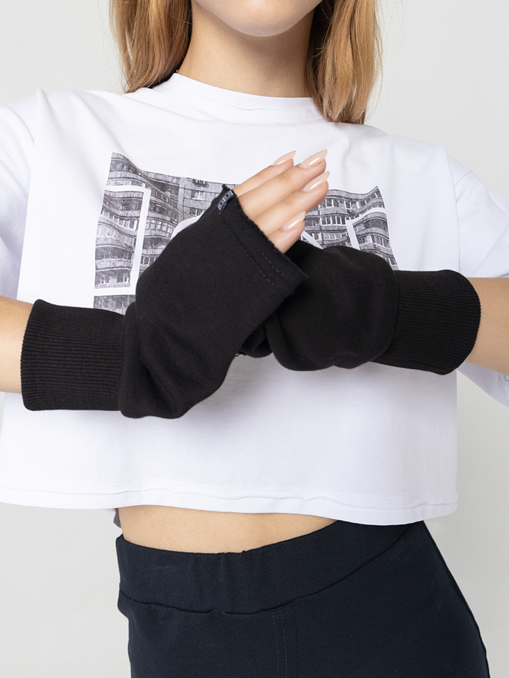 Митенки Город Горький черные