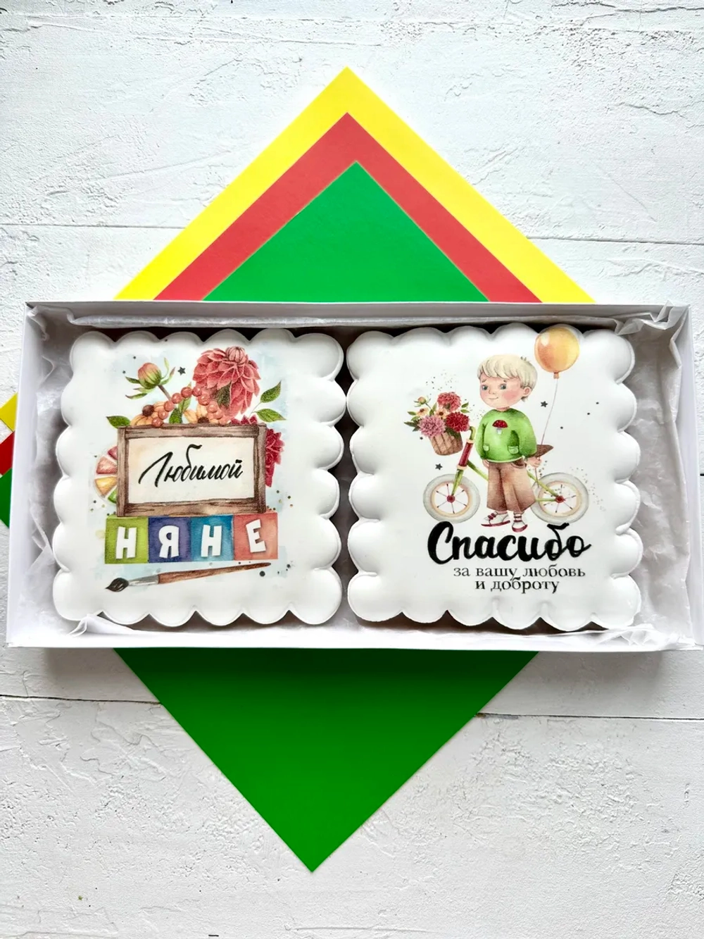 Подарочный набор имбирных пряников для няни