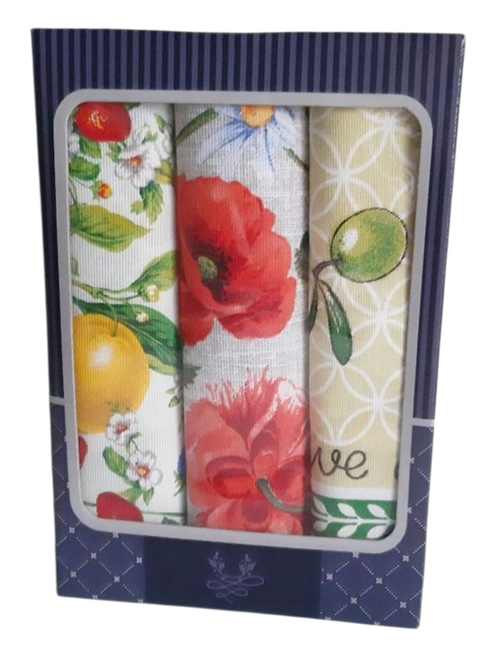 Набор из 3-х полотенец в подарочной упаковке, 100% хлопок, Россия.