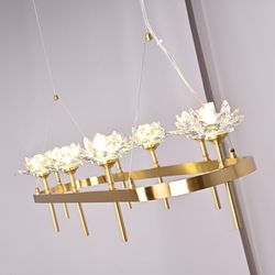 Подвесная Люстра Lotos Long 8 By Imperiumloft