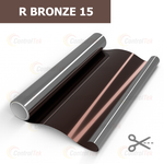 Пленка солнцезащитная зеркальная R BRONZE 15 ControlTek, (на отрез)
