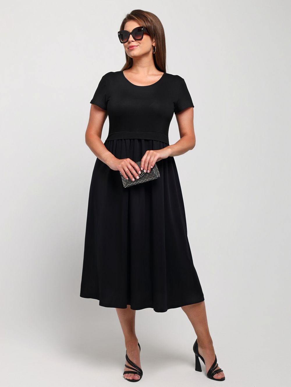 Платье Женственность Виотекс ЧЁРНЫЙ