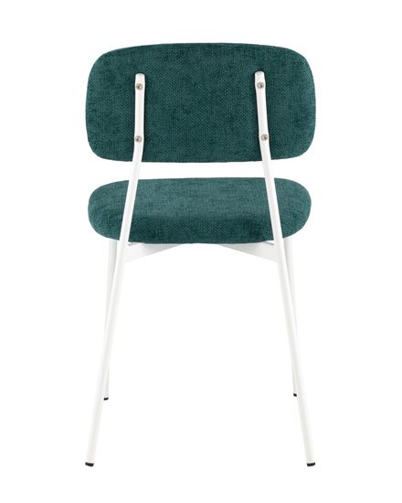 Стул Chao темно-зеленый белые ножки 2 шт.