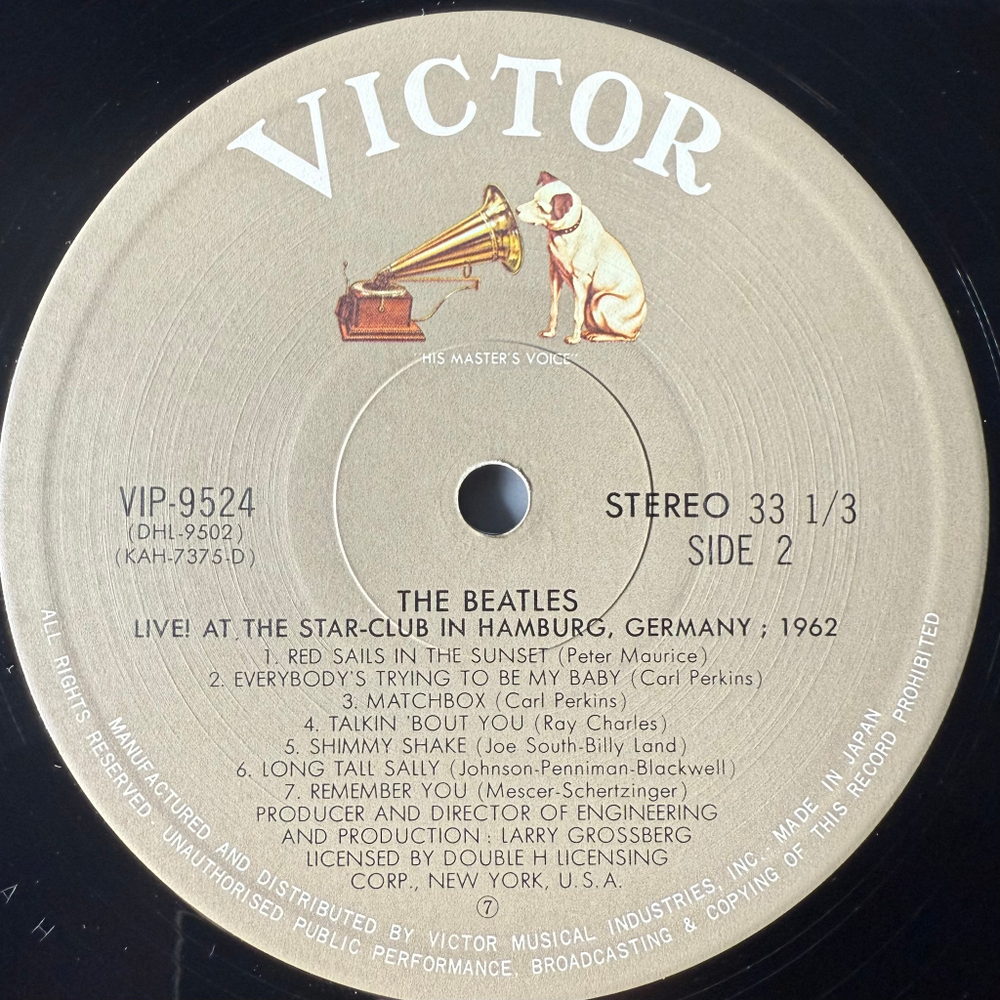 The Beatles ‎– Live! At The Star-Club In Hamburg, Germany; 1962 2LP (Япония 1977г.)