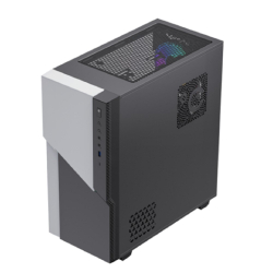 Корпус для компьютера Gamemax Корпус ZORRO BLACK без БП (Midi Tower, Черный., 1*USB3.0, 1*USB Type-C, COC fan)