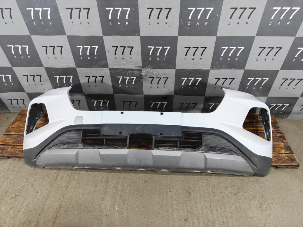 Бампер передний + юбка переднего бампера Chery Tiggo 4 Pro 20-нв Б/У Оригинал 602001262AADQJ