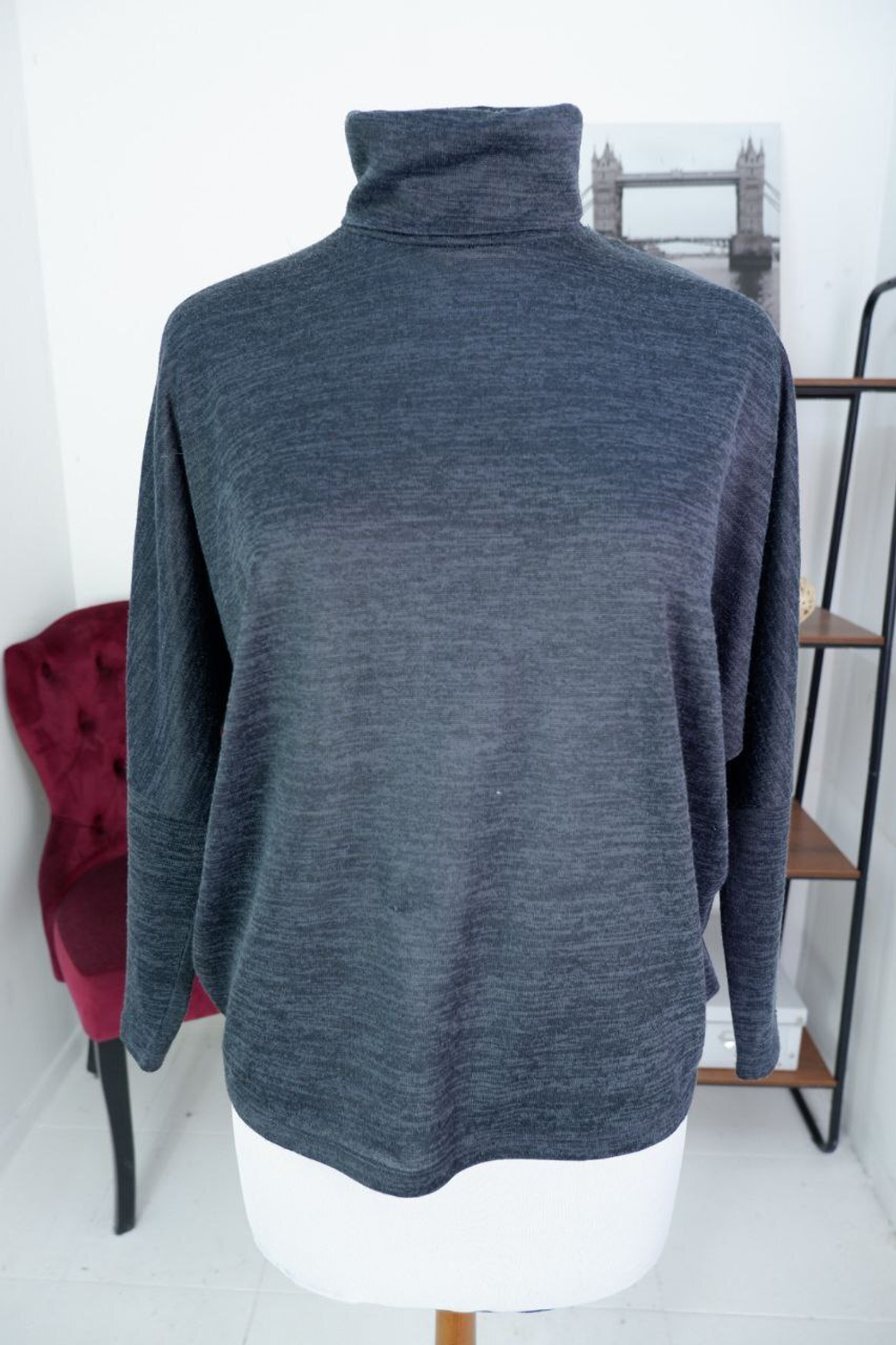 Джемпер b young с рукавом летучая мышь 48-50 размер