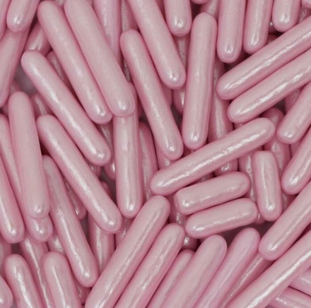 Посыпка кондитерская "Палочки розовые" 30г