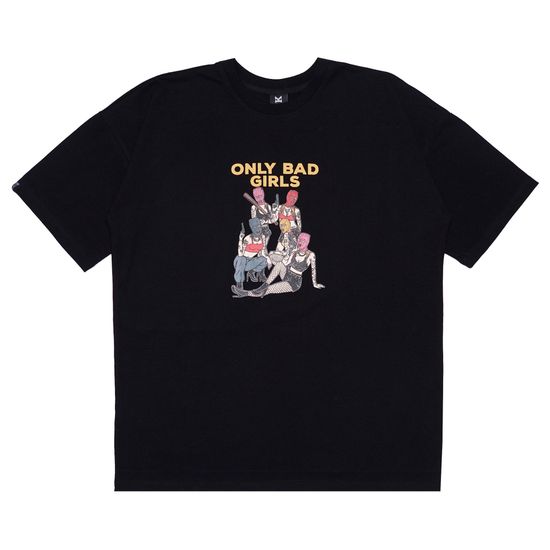 Футболка HOOK «Гёрлс» оверсайз чёрный