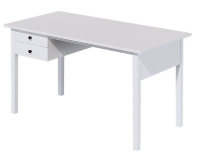 Стол письменный 140x70, белый, массив сосны