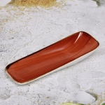 Тарелка керамическая «Corsica orange» сервировочная 26*9,5*5см