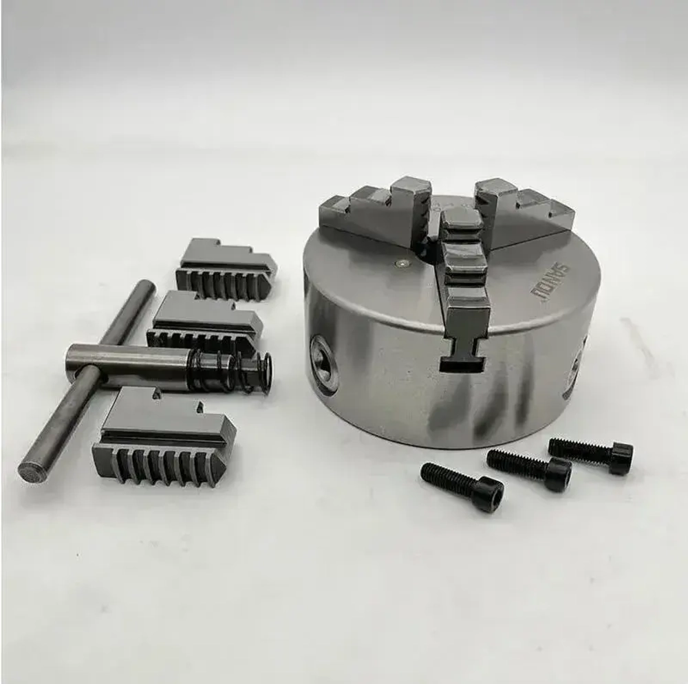 Металлический токарный патрон 130 мм трехкулачковый самоцентрирующийся патрон марки SANOU K11-130