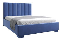 Кровать двуспальная, 140х200 Беатрис синий