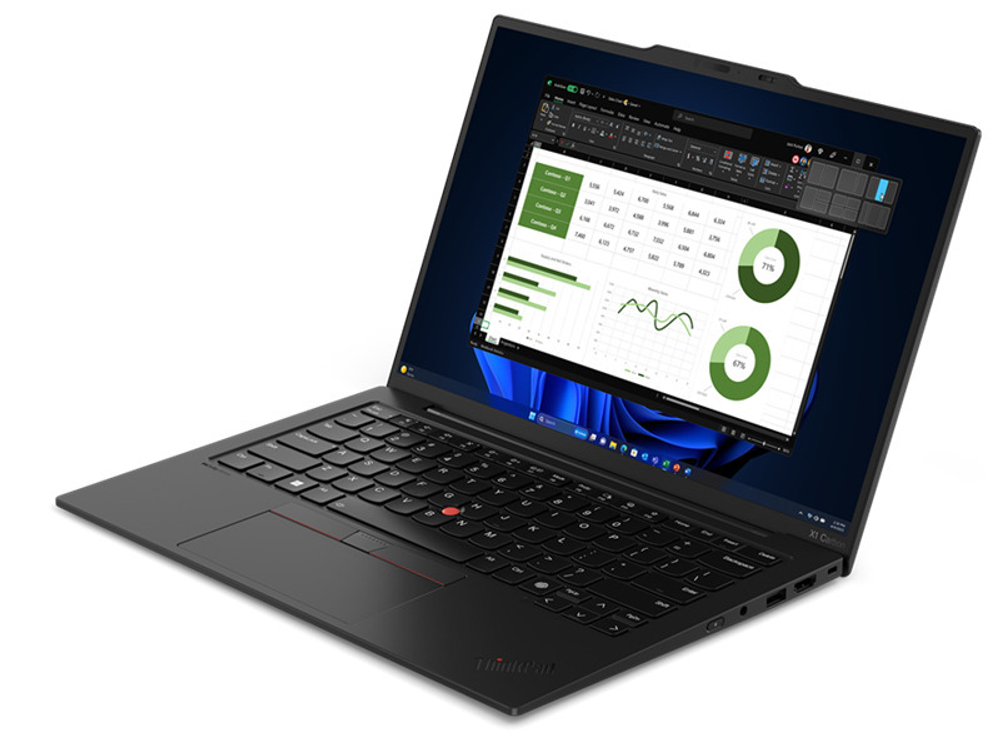 Ноутбук  Lenovo ThinkPad X1 Carbon 12 14 ", Core Ultra 7, 32 Гб RAM, 1 Тб SSD, Arc graphics, Черный