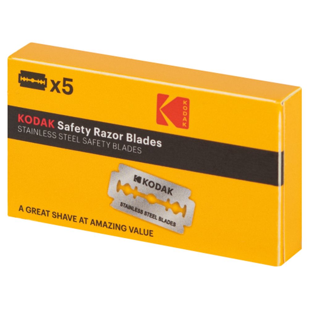 Сменные кассеты для бритья Kodak Double edge blade двухсторонние классические лезвия для Т-образных станков