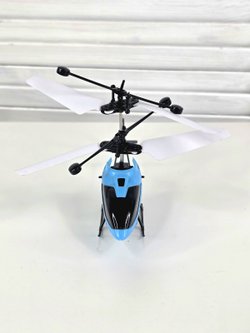 Игрушка Вертолет на радиоуправлении голубой (202388896-1)