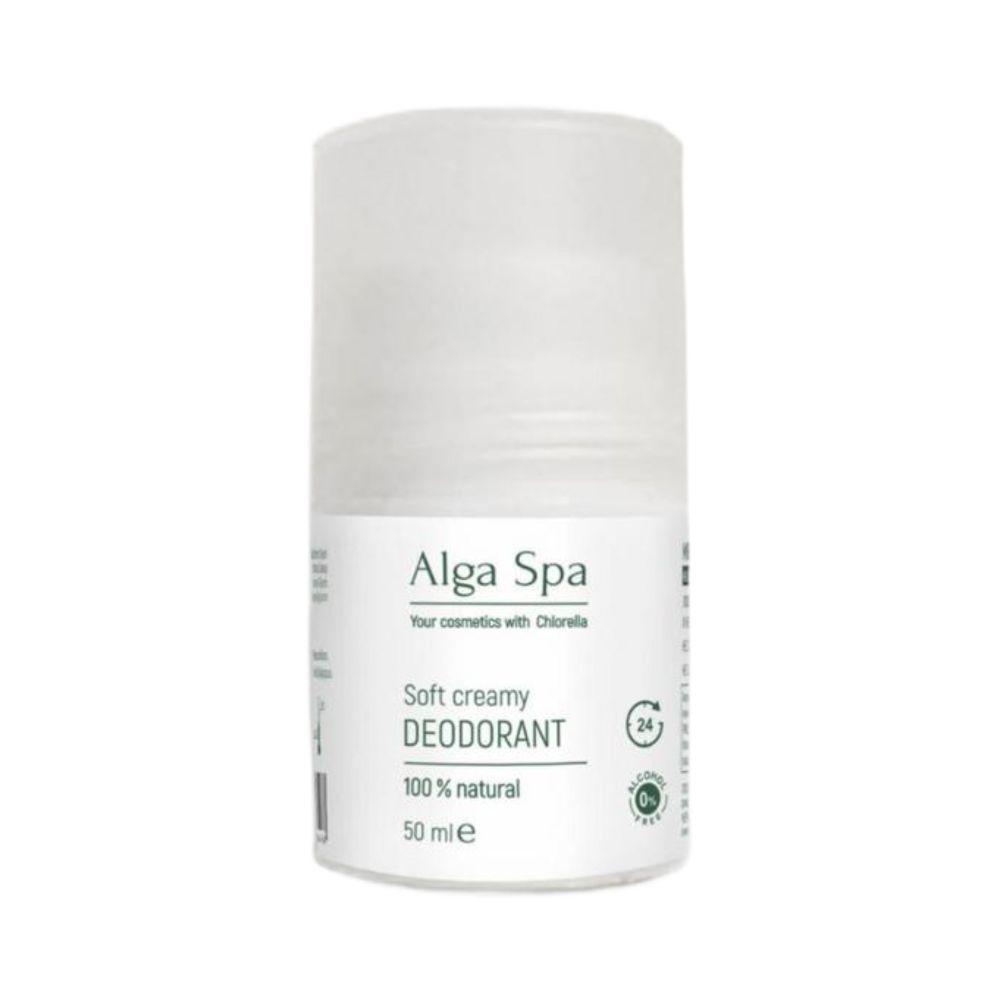 Мягкий кремовый дезодорант на основе живой суспензии микроводоросли Chlorella 50 мл (ALGA SPA)
