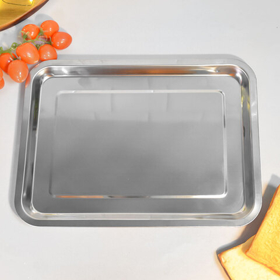 Поднос 35*26*2см нерж "Domestico"