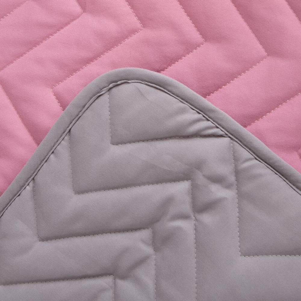 Покрывало однотонное двустороннее с наволочками ODP008