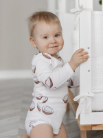 Боди Mjölk Кокосы с длинным рукавом, уценка