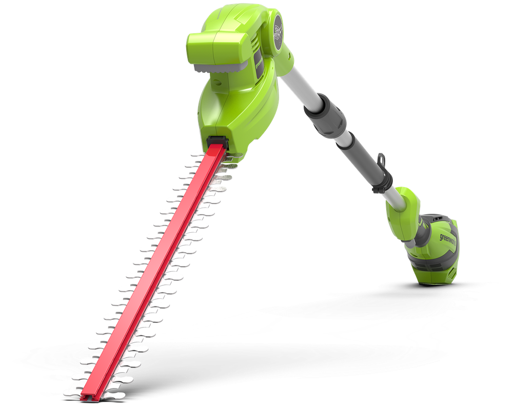 Кусторез штанговый аккумуляторный GREENWORKS G40PHA 40В,51см,без АКБ и ЗУ (2300407)