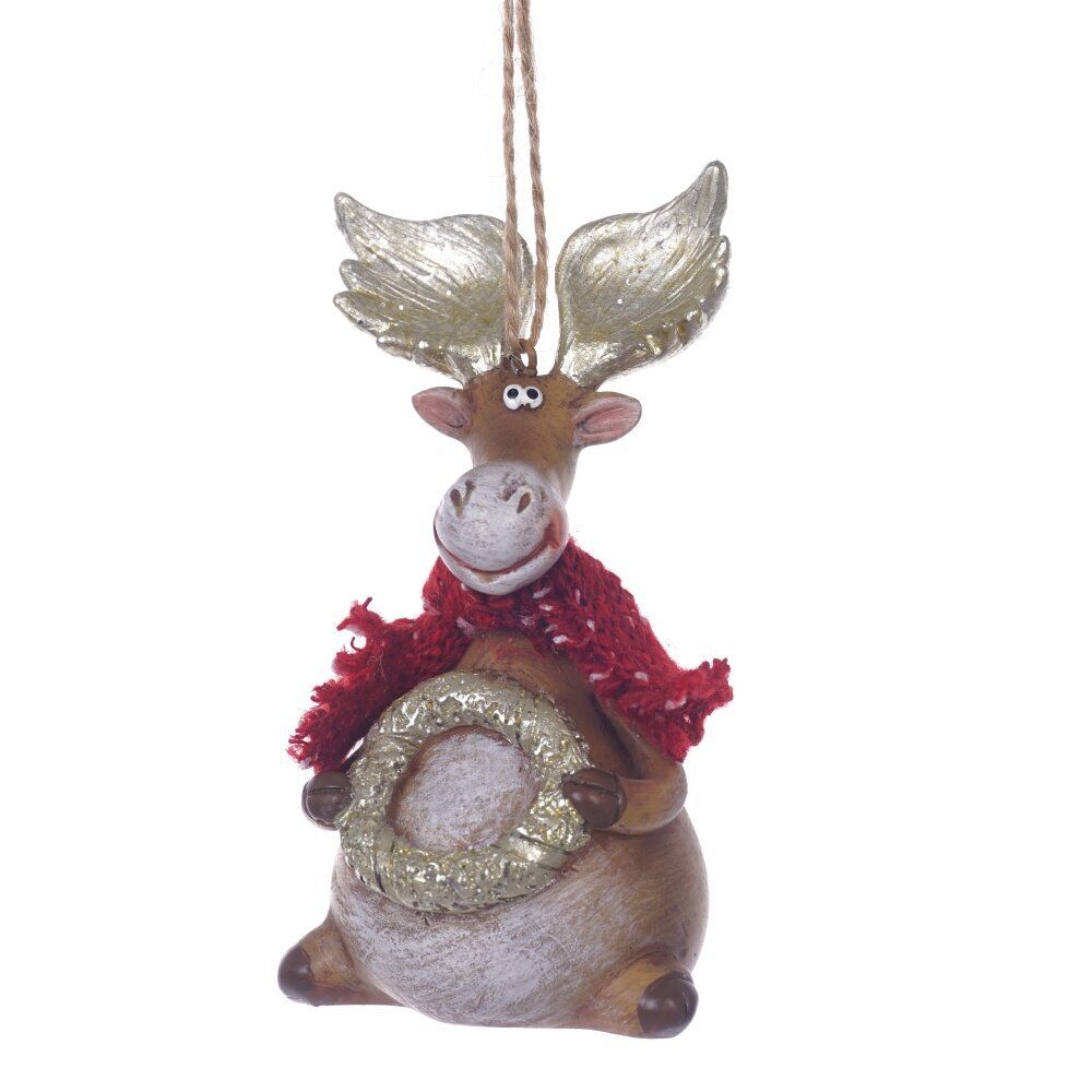 GAEM Фигурка декоративная подвесная "Олень", L5,5 W4,5 H10,5 см, 2в.
