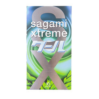 Презервативы с ароматом мяты Sagami Xtreme Mint 10шт