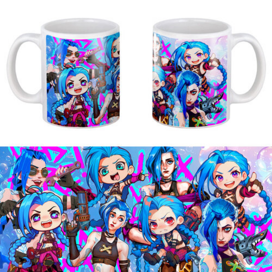 Кружка керамическая Arcane Аркейн Джинкс, 330 мл