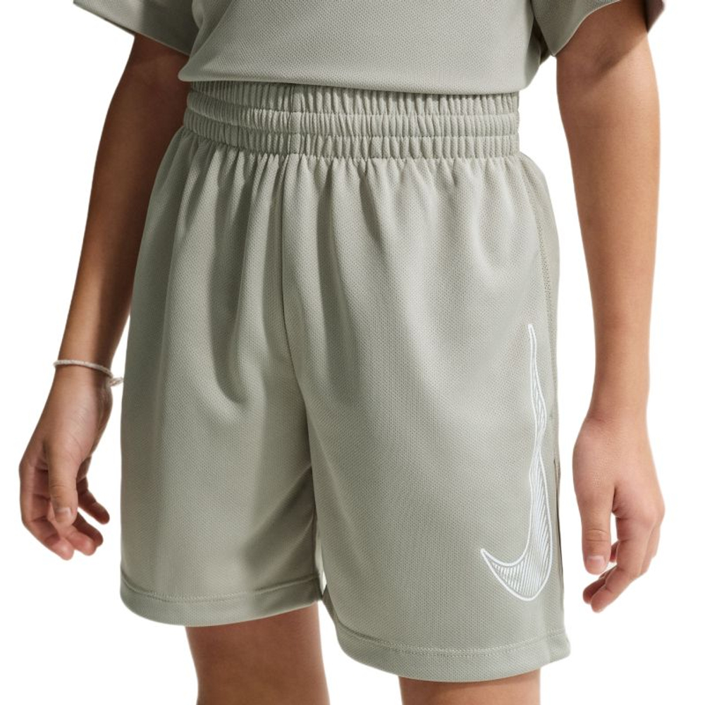 Детские теннисные шорты Nike Boys Dri-FIT Multi - spruce fog/white