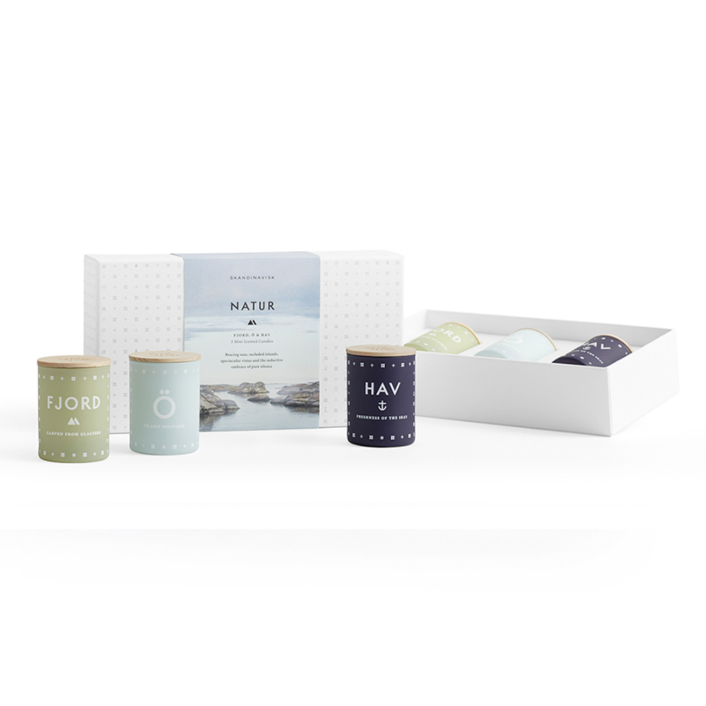 Набор свечей natur, 3 шт