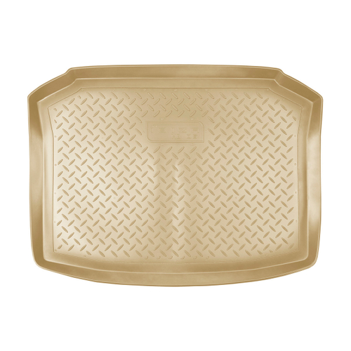 Коврик в багажник Norplast/Unidec для Seat Ibiza III в кузове 6L HB (2002-2008) Бежевый, полиуретан, арт.NPL-P-80-25-B