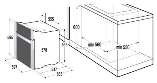 Электрический духовой шкаф Korting OKB 760 FW
