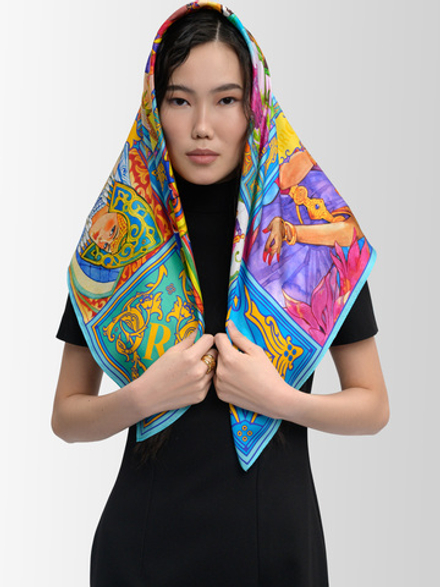 Платок «БРИКС» 100% шёлк