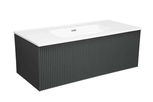Тумба с раковиной LA FENICE TERRA Grigio 100 серая