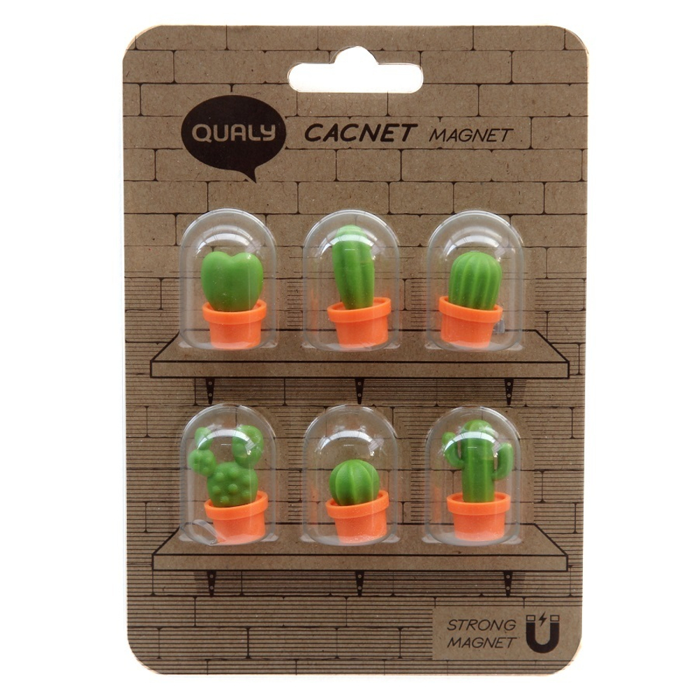 Магниты Cactus, 6 шт. Qualy