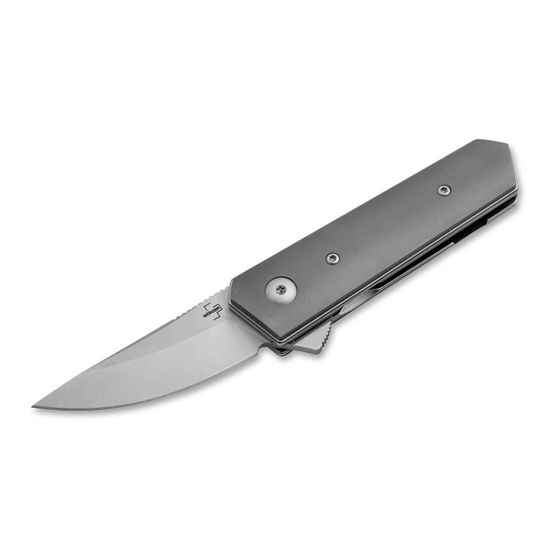 Складной нож Boker 01BO226 Kwaiken Stubby Titanium c клинком из стали CPM-S35VN, рукоять титан