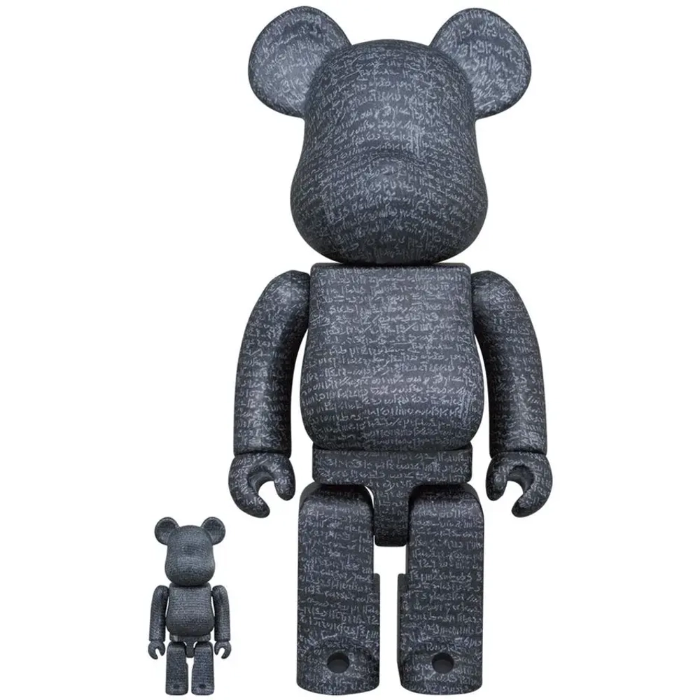 BE@RBRICK THE BRITISH MUSEUM "THE ROSETTA STONE" 100% & 400%